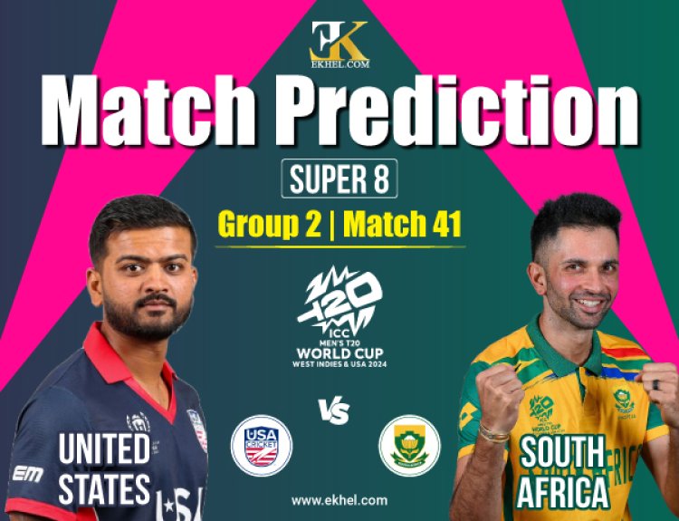 United States vs South Africa, Super 8 Group 2 Dream11 Match Prediction Match No. 41