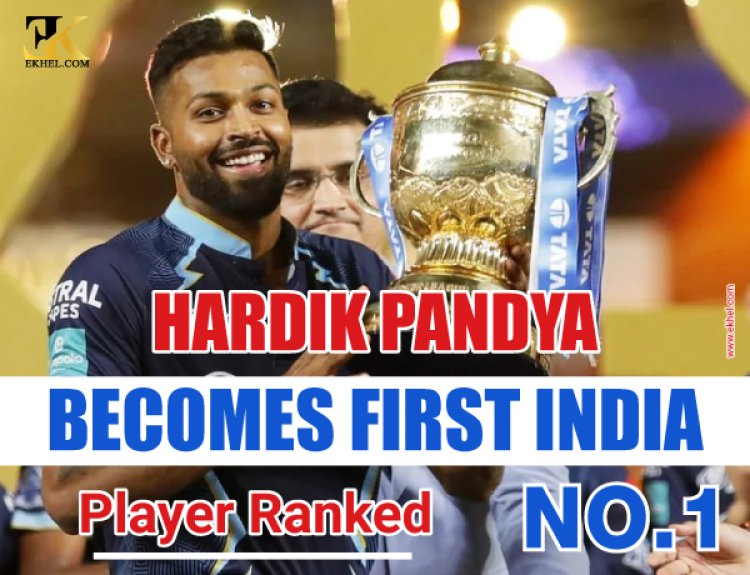 Hardik Pandya Becomes First India Player to be Ranked No.1 in ICC Allrounders List.