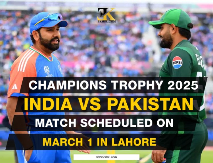 Champions Trophy 2025: India vs Pakistan Match Scheduled on March 1 in Lahore, BCCI Yet to Respond