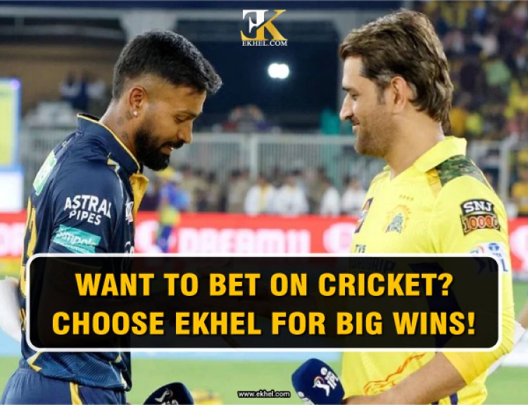 Want to Bet on Cricket? Choose EKhel for Big Wins!